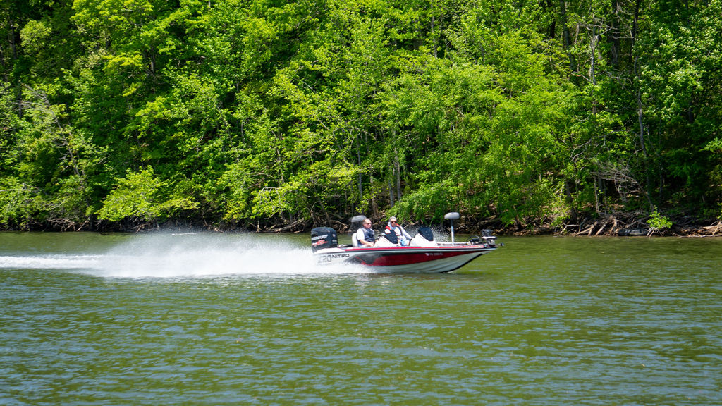 Fishing Boat on Tims Ford Lake