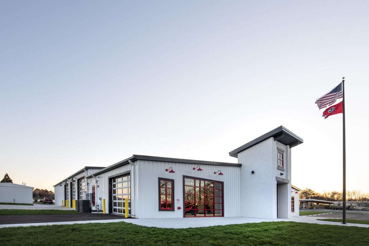 Fire Hall 1 side view