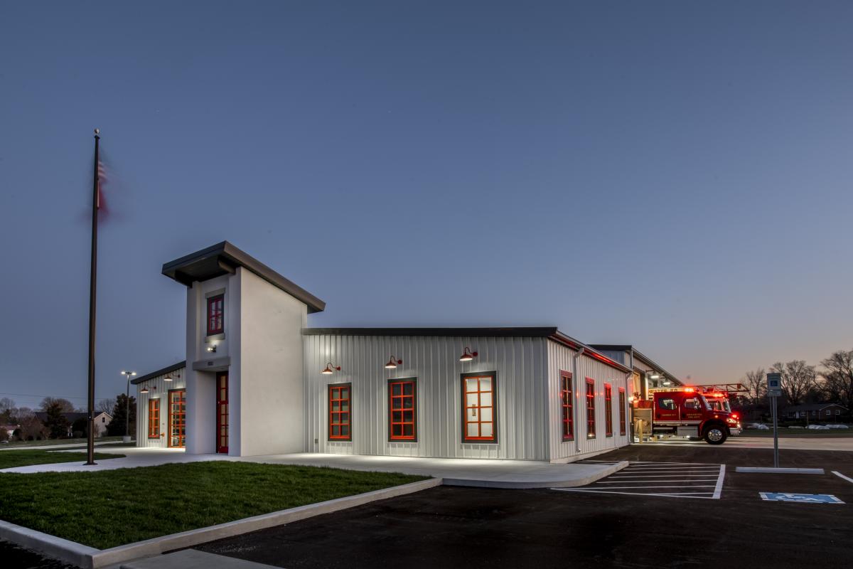 Fire Hall 1 night view