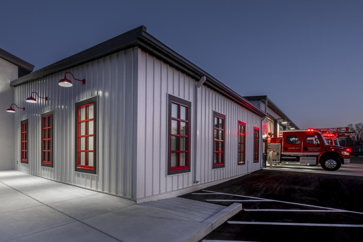 Fire Hall 1 side view